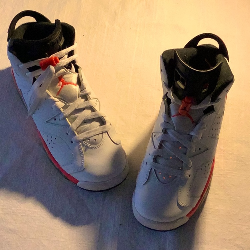 Jordan 6 Retro Infrared White